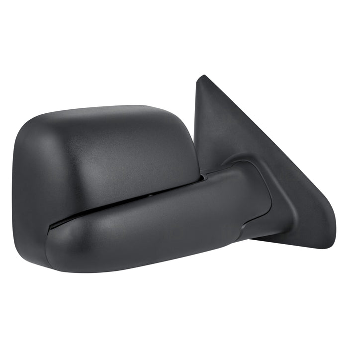 2002-2009 Dodge Ram 1500/2500/3500 Passenger Side Door Mirror New Style Power Heated Folding W/Towing Pkg Curved Arm Inseam Assembly - CH1321228-Partify-Painted-Replacement-Body-Parts