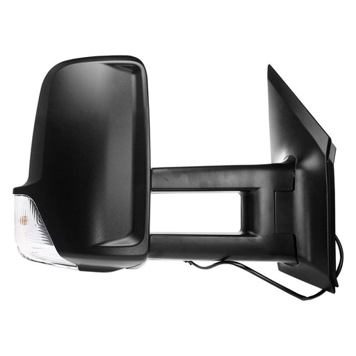 2007-2009 Dodge Sprinter 2500 Passenger Side Door Mirror Power Heated W/Signal Lamp Extended Tow Type Assembly - CH1321369-Partify-Painted-Replacement-Body-Parts