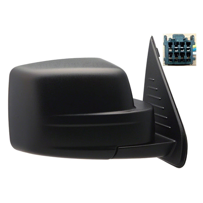 2008-2012 Jeep Liberty Passenger Side Door Mirror - CH1321371-Partify-Painted-Replacement-Body-Parts