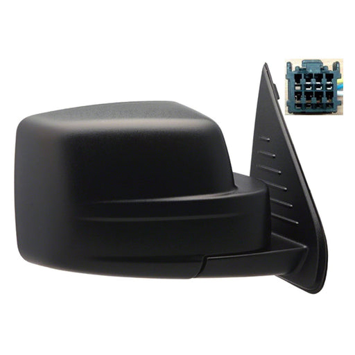 2008-2012 Jeep Liberty Passenger Side Door Mirror - CH1321371-Partify-Painted-Replacement-Body-Parts