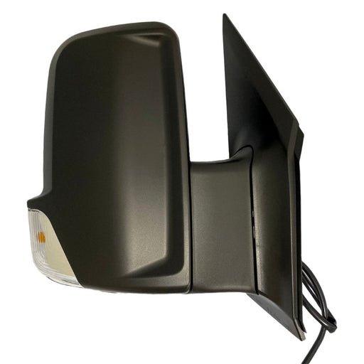 2007-2009 Dodge Sprinter 2500 Passenger Side Door Mirror Standard Manual Assembly - CH1321381-Partify-Painted-Replacement-Body-Parts