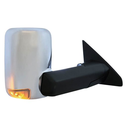 2019-2020 Ram 1500 Passenger Side Door Mirror W/Towing Pkg W/Blind Spot Detection Chrome Trim Assembly - CH1321462-Partify-Painted-Replacement-Body-Parts