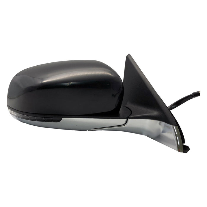 2017-2022 Jeep Compass Passenger Side Door Mirror Heated W/Signal Lamp W/Bsd Chrome Base W/Cover - CH1321502-Partify-Painted-Replacement-Body-Parts