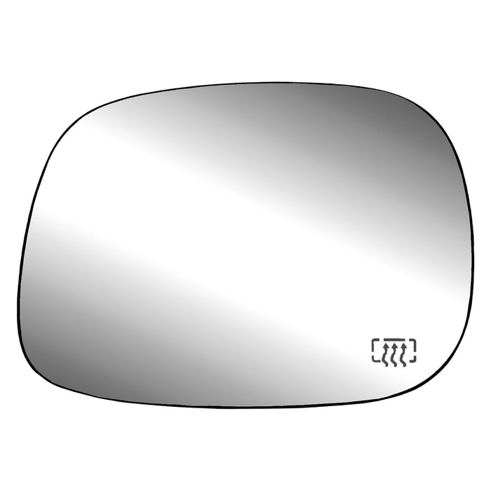 2005-2009 Dodge Ram 1500/2500/3500 Driver Side Door Mirror Glass W/O Towing Pkg Power Heated Flat - CH1324115-Partify-Painted-Replacement-Body-Parts