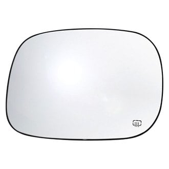 2002-2004 Dodge Ram 1500/2500/3500 Driver Side Door Mirror Glass Power Heated Flat W/O Towing Pkg - CH1324118-Partify-Painted-Replacement-Body-Parts