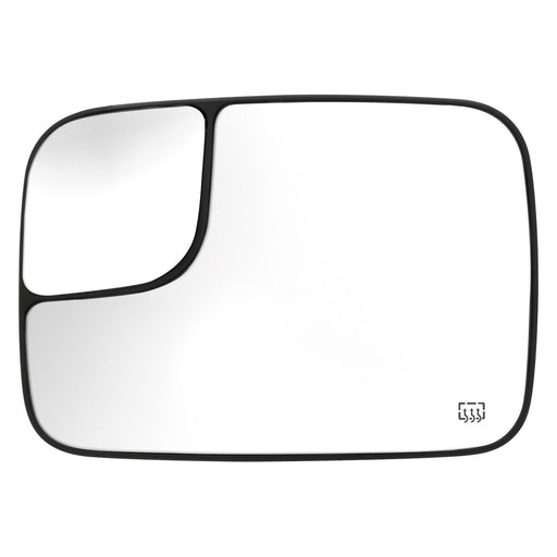 2002-2004 Dodge Ram 1500/2500/3500 Driver Side Door Mirror Glass Power Heated Flat W/Spot Mirror W/Towing Pkg - CH1324120-Partify-Painted-Replacement-Body-Parts
