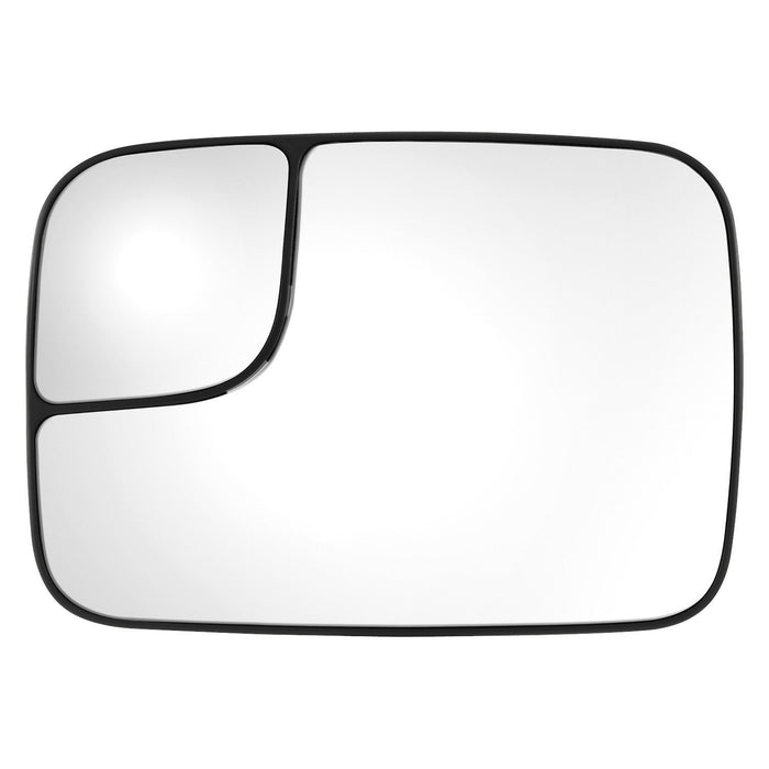 2005-2008 Dodge Ram 1500/2500/3500 Driver Side Door Mirror Glass Manual Non-Heated Flat W/Spot Mirror W/Towing Pkg - CH1324122-Partify-Painted-Replacement-Body-Parts