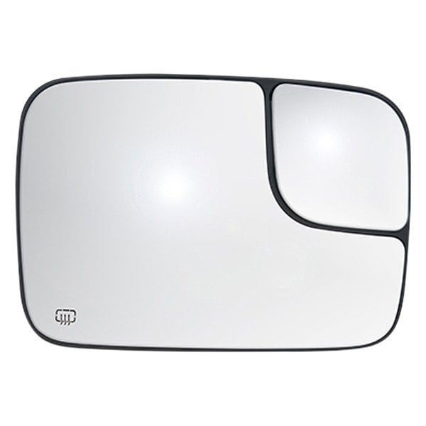 2002-2004 Dodge Ram 1500/2500/3500 Passenger Side Door Mirror Glass Power Heated Flat W/Spot Mirror W/Towing Pkg - CH1325120-Partify-Painted-Replacement-Body-Parts