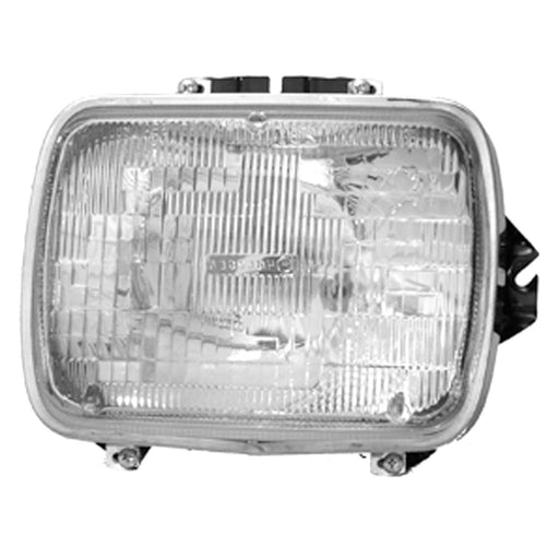 1984-2001 Jeep Cherokee/Comanche/Wagoneer/Wrangler Passenger Side Headlight Assembly W/Quad Lamps Low Beam Includes Housing/Rim/Sealed Beam Sealed Beam - CH2501104-Partify-Painted-Replacement-Body-Parts