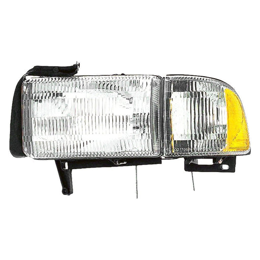 1994-2002 Dodge Ram 1500/2500/3500 Driver Side Headlight Assembly W/O Sport Pkg Includes Park/Signal/Marker Lamps Composite - CH2502101-Partify-Painted-Replacement-Body-Parts