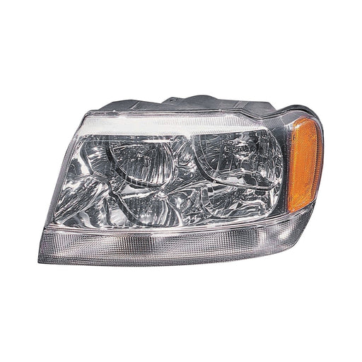 1999-2004 Jeep Grand Cherokee Limited/Overland Driver Side Headlight Assembly Composite - CH2502120-Partify-Painted-Replacement-Body-Parts