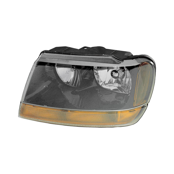 1999-2004 Jeep Grand Cherokee Laredo/Sport Driver Side Headlight Assembly W/O Headlamp Leveling Composite - CH2502121-Partify-Painted-Replacement-Body-Parts