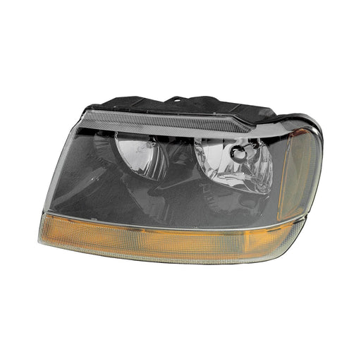 1999-2004 Jeep Grand Cherokee Laredo/Sport Driver Side Headlight Assembly W/O Headlamp Leveling Composite - CH2502121-Partify-Painted-Replacement-Body-Parts