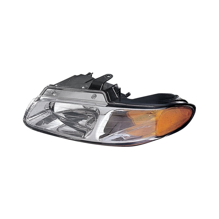 2000 Chrysler Town & Country/Dodge Caravan/Plymouth Voyager Driver Side Headlight Assembly W/O Quad Headlamps W/O Daytime Running Lights Composite - CH2502134-Partify-Painted-Replacement-Body-Parts