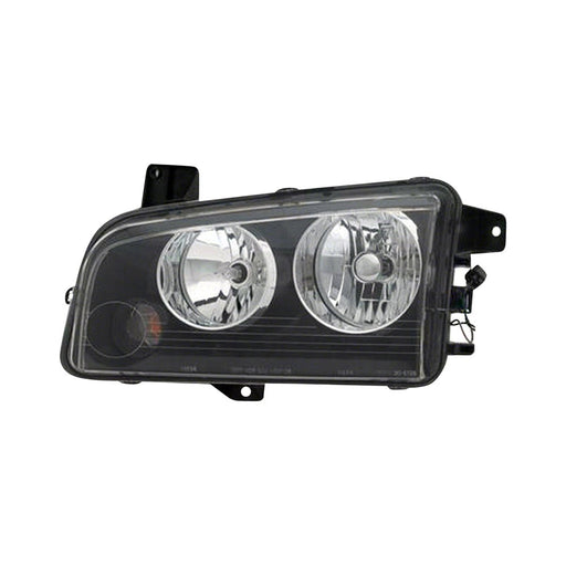 2006-2007 Dodge Charger Driver Side Headlight Assembly Halogen To 11-8-06 Assembly Composite - CH2502163-Partify-Painted-Replacement-Body-Parts