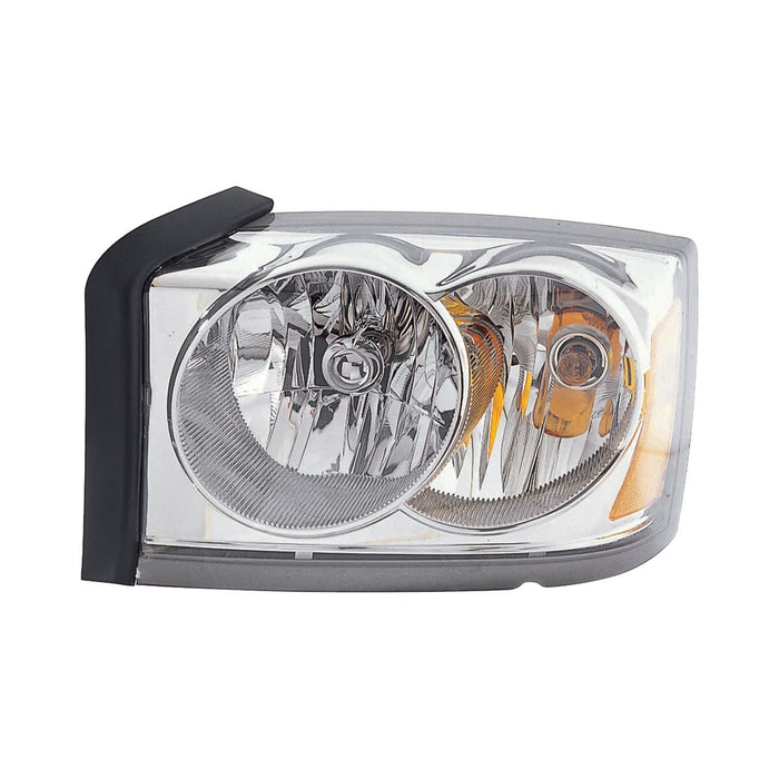 2006-2007 Dodge Dakota Driver Side Headlight Assembly W/O Bezel Composite - CH2502170-Partify-Painted-Replacement-Body-Parts
