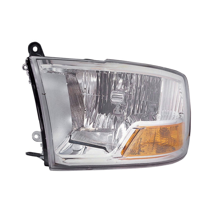 2009-2012 Dodge Ram 1500/2500/3500/Ram 1500/2500/3500 Driver Side Headlight Assembly W/O Quad Lamps Composite - CH2502217-Partify-Painted-Replacement-Body-Parts