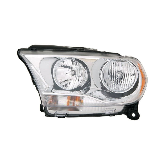2011-2013 Dodge Durango Driver Side Headlight Assembly Halogen Chrome Trim Composite - CH2502228-Partify-Painted-Replacement-Body-Parts