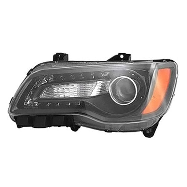 2012-2014 Chrysler 300 Driver Side Headlight Assembly Halogen Bezel Composite - CH2502235-Partify-Painted-Replacement-Body-Parts