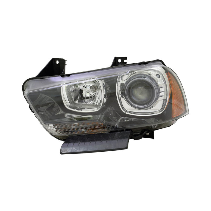 2011-2014 Dodge Charger Driver Side Headlight Assembly Hid Assembly Composite - CH2502236-Partify-Painted-Replacement-Body-Parts