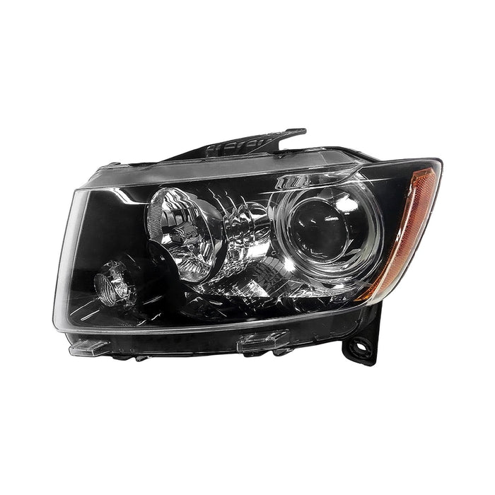 2012-2013 Jeep Grand Cherokee SRT8 Driver Side Headlight Assembly Xenon Composite - CH2502241-Partify-Painted-Replacement-Body-Parts