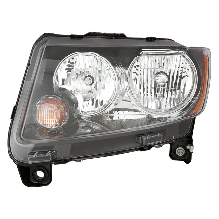 2013-2017 Jeep Compass Driver Side Headlight Assembly - CH2502246-Partify-Painted-Replacement-Body-Parts