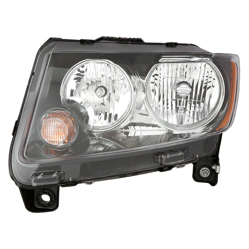 2013-2017 Jeep Compass Driver Side Headlight Assembly - CH2502246-Partify-Painted-Replacement-Body-Parts
