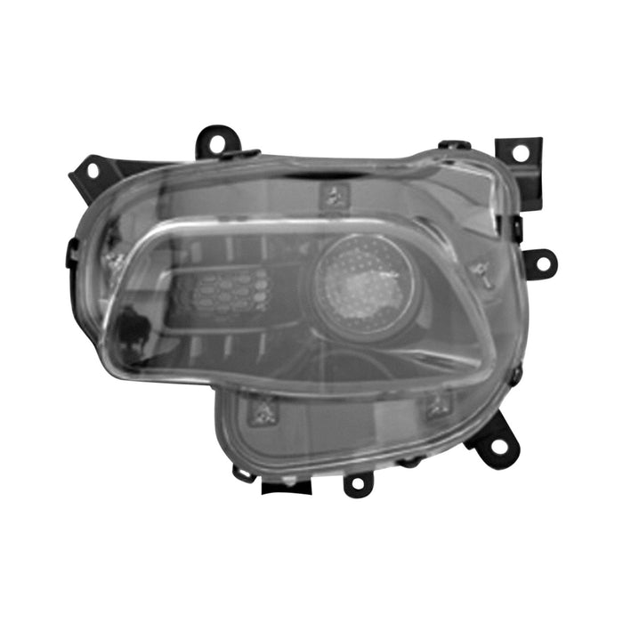 2014-2017 Jeep Cherokee Driver Side Headlight Assembly Halogen Trim Composite - CH2502249-Partify-Painted-Replacement-Body-Parts