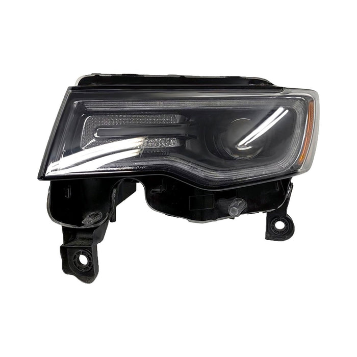 2014-2016 Jeep Grand Cherokee SRT Driver Side Headlight Assembly Hid Projector Type Composite - CH2502251-Partify-Painted-Replacement-Body-Parts