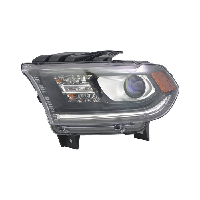 2014-2015 Dodge Durango Driver Side Headlight Assembly Halogen W/O Drl Trim Composite - CH2502255-Partify-Painted-Replacement-Body-Parts