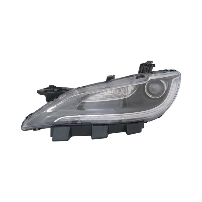 2016-2017 Chrysler 200 Driver Side Headlight Assembly Halogen W/O Led Drl Chrome Trim Composite - CH2502260-Partify-Painted-Replacement-Body-Parts