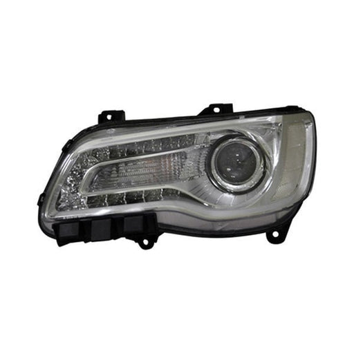 2015-2017 Chrysler 300 Driver Side Headlight Assembly Halogen Chrome Bezel Composite - CH2502268-Partify-Painted-Replacement-Body-Parts