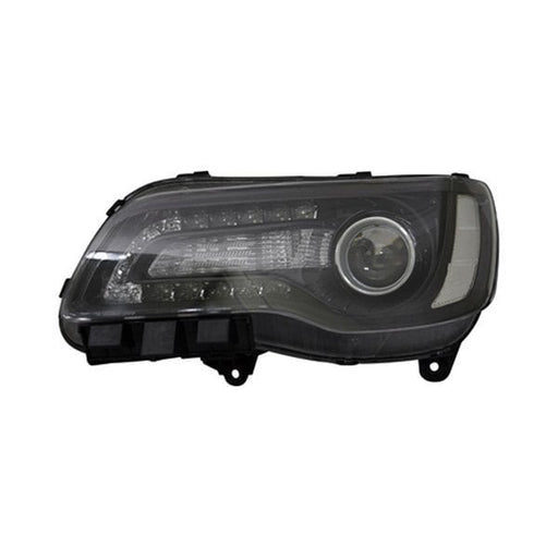 2015-2017 Chrysler 300 Driver Side Headlight Assembly Halogen Bezel Composite - CH2502269-Partify-Painted-Replacement-Body-Parts