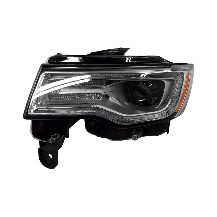 2017-2022 Jeep Grand Cherokee Overland Driver Side Headlight Assembly - CH2502300-Partify-Painted-Replacement-Body-Parts