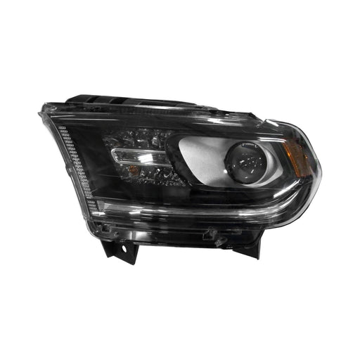 2016-2020 Dodge Durango Driver Side Headlight Assembly Halogen W/O Drl Chrome Trim Composite - CH2502303-Partify-Painted-Replacement-Body-Parts