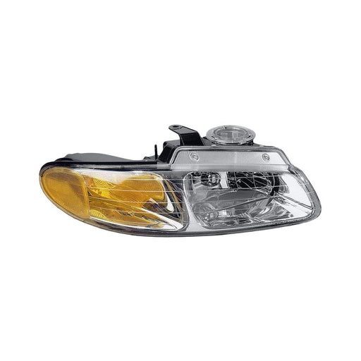 1996-1999 Chrysler Town & Country/Dodge Caravan/Plymouth Voyager Passenger Side Headlight Assembly W/O Quad Headlamps Composite - CH2503109-Partify-Painted-Replacement-Body-Parts