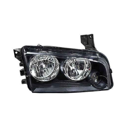 2006-2007 Dodge Charger Passenger Side Headlight Assembly Halogen To 11-8-06 Assembly Composite - CH2503163-Partify-Painted-Replacement-Body-Parts