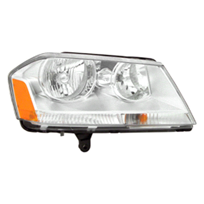 2008-2014 Dodge Avenger SE/SXT Passenger Side Headlight Assembly Composite - CH2503182-Partify-Painted-Replacement-Body-Parts