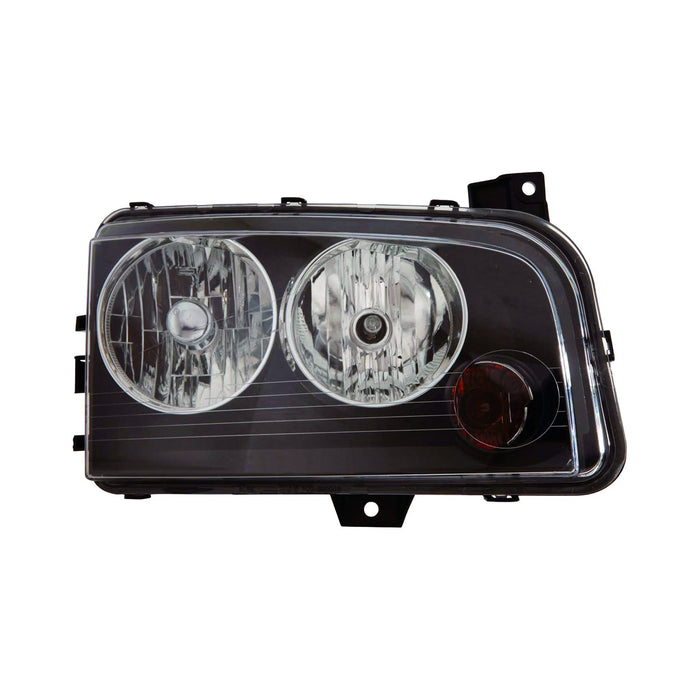 2008-2010 Dodge Charger Passenger Side Headlight Assembly Halogen Assembly Composite - CH2503206-Partify-Painted-Replacement-Body-Parts