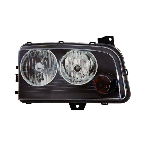 2008-2010 Dodge Charger Passenger Side Headlight Assembly Halogen Assembly Composite - CH2503206-Partify-Painted-Replacement-Body-Parts