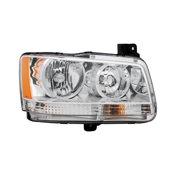 2008 Dodge Magnum Passenger Side Headlight Assembly Halogen W/Chrome Bezel Composite - CH2503214-Partify-Painted-Replacement-Body-Parts