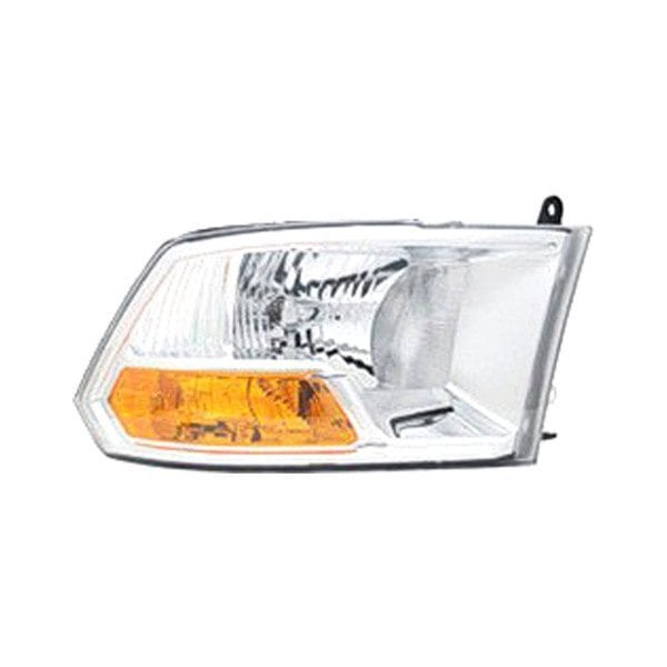 2009-2012 Dodge Ram 1500/2500/3500/Ram 1500/2500/3500 Passenger Side Headlight Assembly W/O Quad Lamps Composite - CH2503217-Partify-Painted-Replacement-Body-Parts