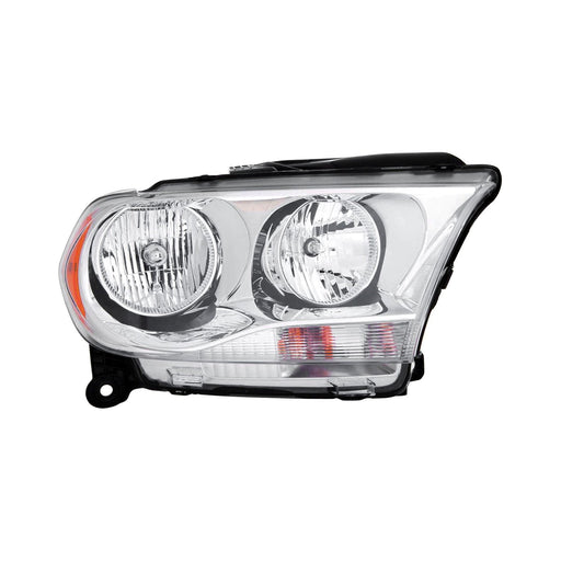 2011-2013 Dodge Durango Passenger Side Headlight Assembly Halogen Chrome Trim Composite - CH2503228-Partify-Painted-Replacement-Body-Parts
