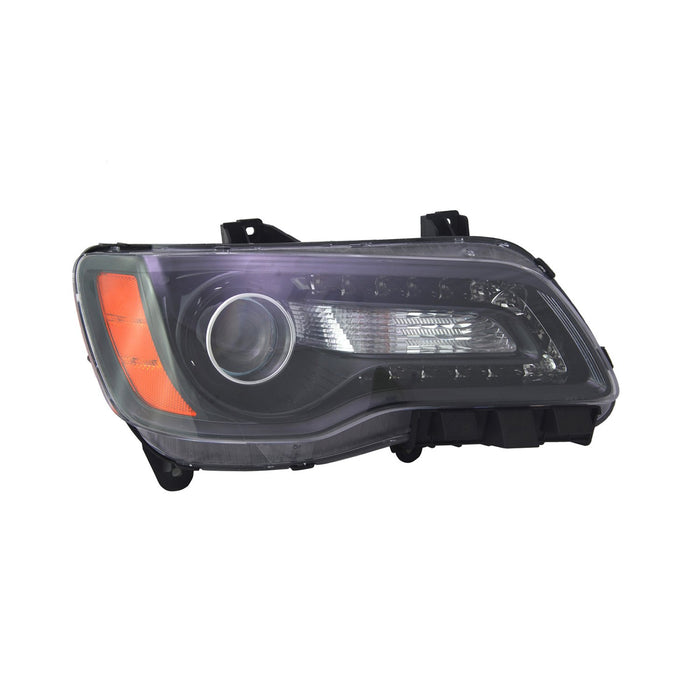2012-2014 Chrysler 300 Passenger Side Headlight Assembly Halogen Bezel Composite - CH2503235-Partify-Painted-Replacement-Body-Parts