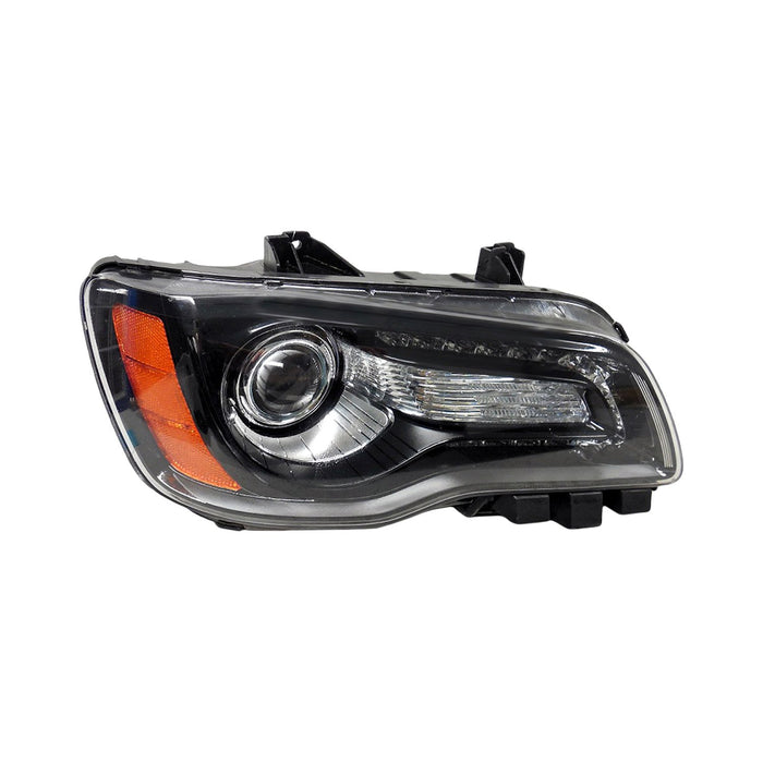 2012-2014 Chrysler 300 Passenger Side Headlight Assembly Bi-Xenon Bezel Composite - CH2503243-Partify-Painted-Replacement-Body-Parts