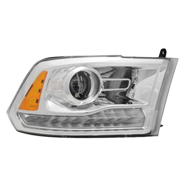 2013-2015 Ram 1500/2500/3500 Passenger Side Headlight Assembly Halogen Projector Type To 12-14-14 Chrome Bezel Composite - CH2503244-Partify-Painted-Replacement-Body-Parts
