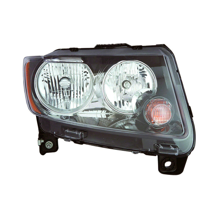 2013-2017 Jeep Compass Passenger Side Headlight Assembly - CH2503246-Partify-Painted-Replacement-Body-Parts