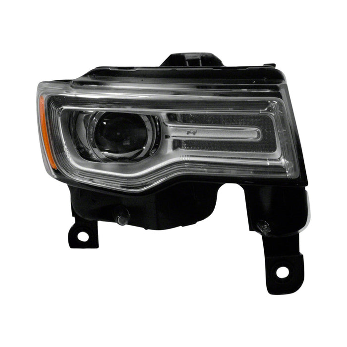 2014-2016 Jeep Grand Cherokee Laredo/Limited/Overland/Summit Passenger Side Headlight Assembly Hid W/Adaptive Headlamps Projector Type Composite - CH2503248-Partify-Painted-Replacement-Body-Parts