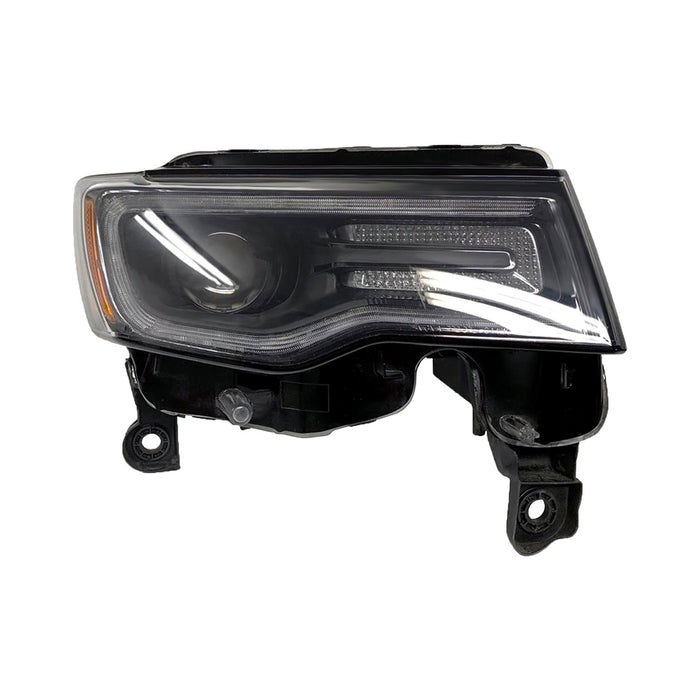 2014-2016 Jeep Grand Cherokee SRT Passenger Side Headlight Assembly Hid Projector Type Composite - CH2503251-Partify-Painted-Replacement-Body-Parts