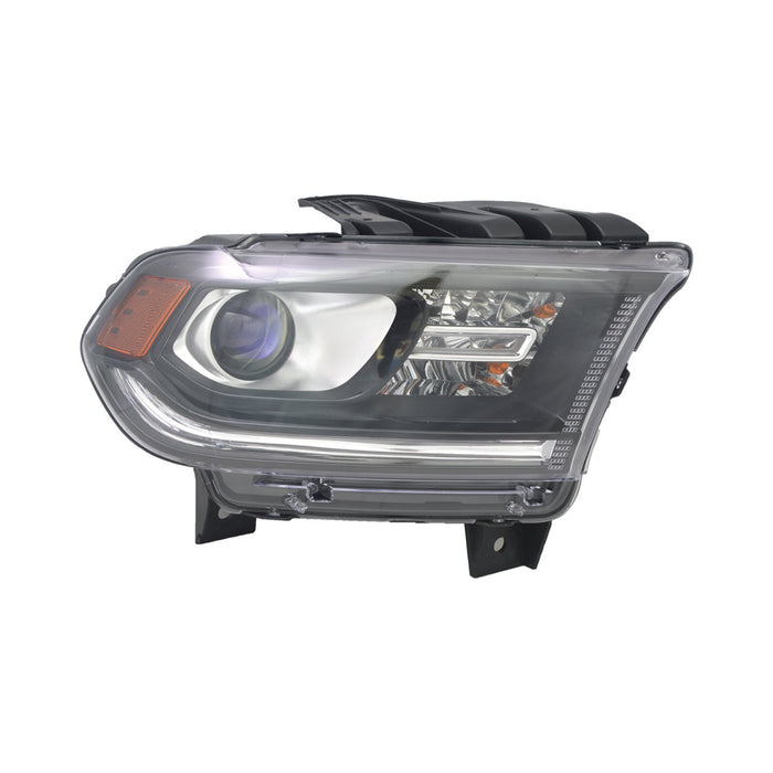 2014-2015 Dodge Durango Passenger Side Headlight Assembly Halogen W/O Drl Trim Composite - CH2503255-Partify-Painted-Replacement-Body-Parts